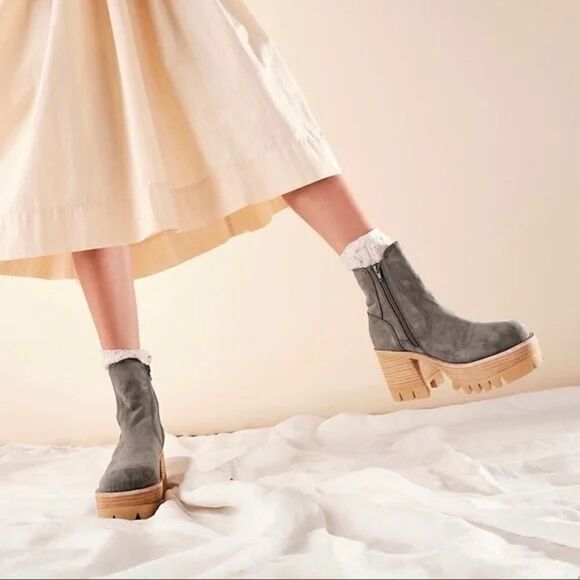 Jeffrey Campbell x Free People Preston Platform Ankle Boots - Picture 3 of 8